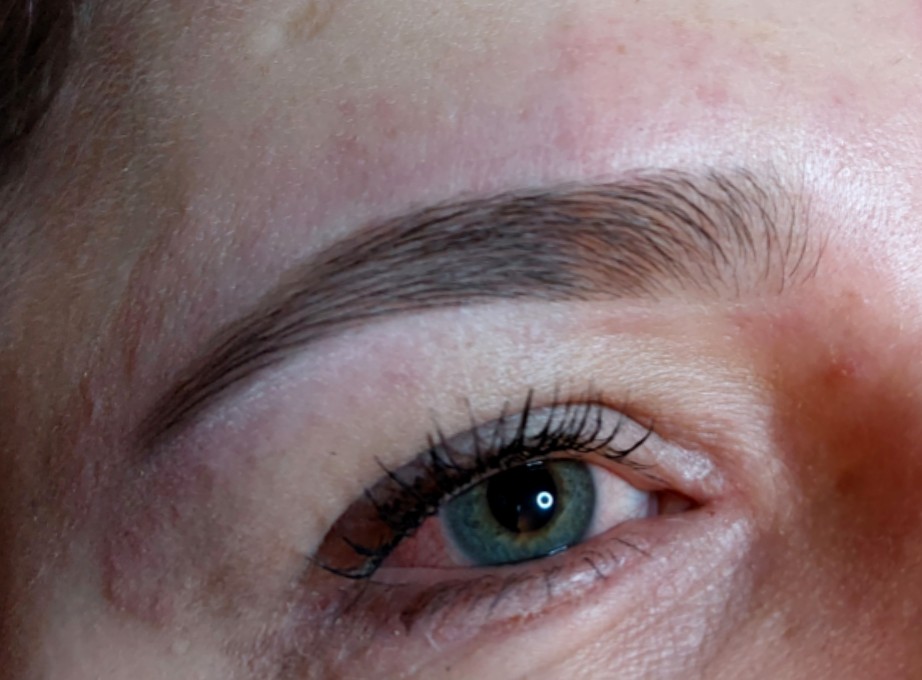 Brow Treatment, na de behandeling